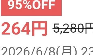 このｴﾛｹﾞがセールで264円なんだけど買い？のアイキャッチ画像