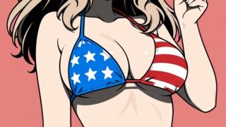金髪巨乳と星条旗ビキニの相性についてのアイキャッチ画像